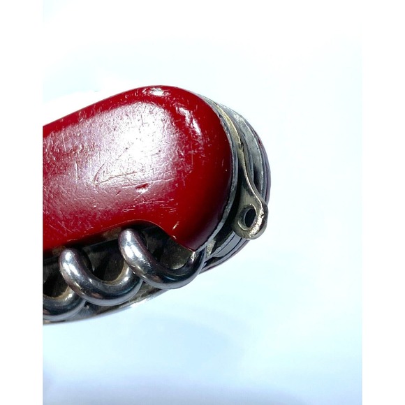 Victorinox Switzerland Stainless Rostfrei Crossbow Officier Suisse Red 6 Tool - Picture 2 of 11